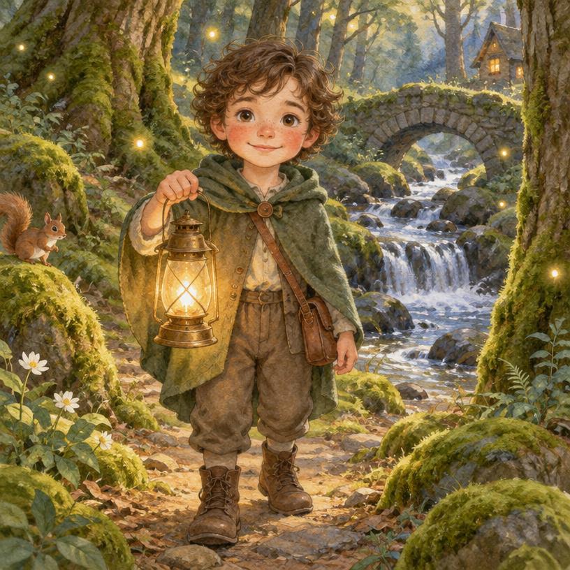 The Whispering Forest Key cover illustration