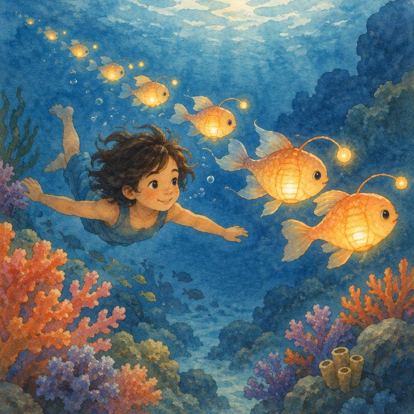 The Lantern Fish Parade cover illustration