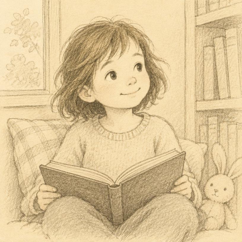 Hand-drawn Pencil storybook style sample